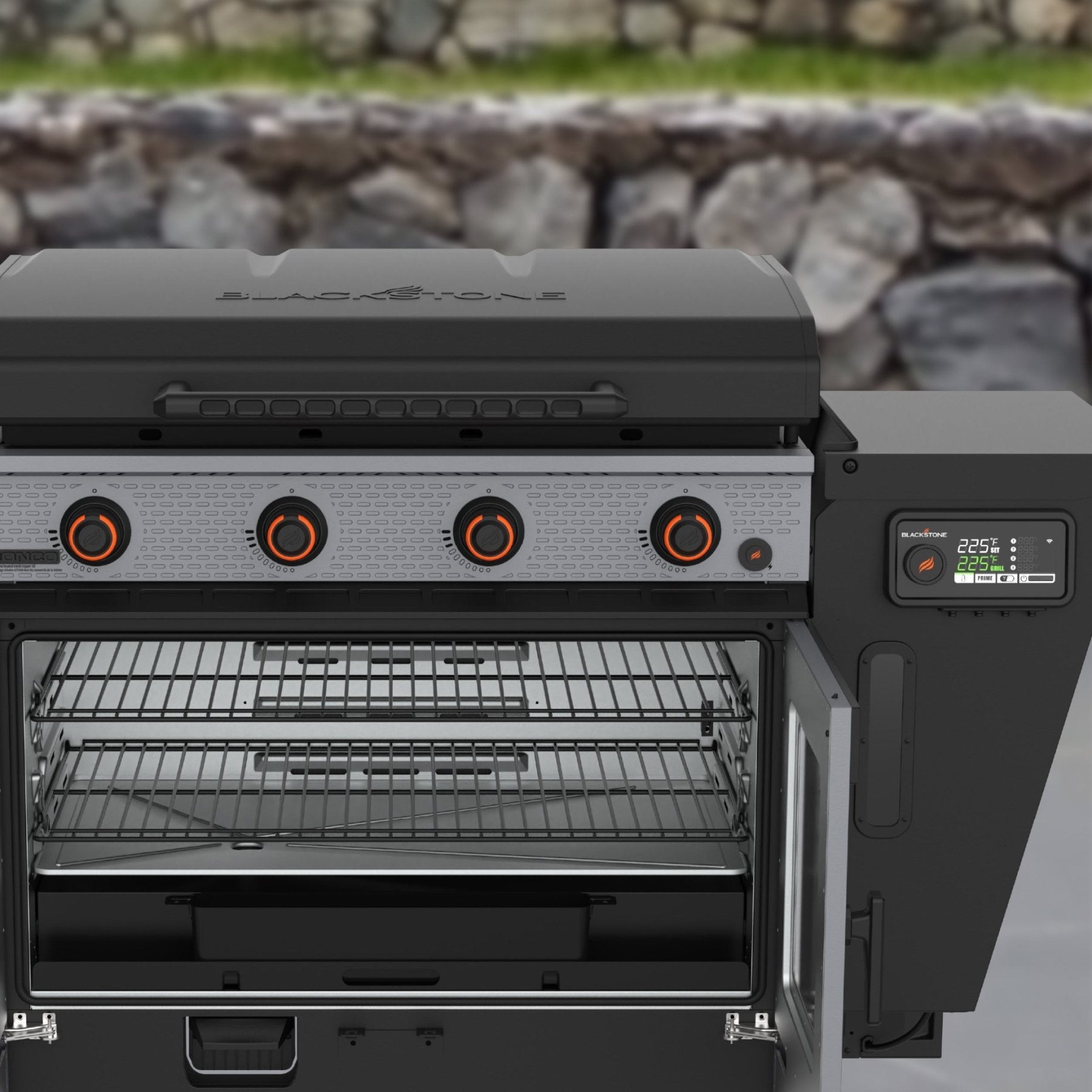 Bronco 36” Griddle Vertical Pellet Smoker Combo