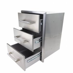 Coyote 18" Three Drawer Cabinet