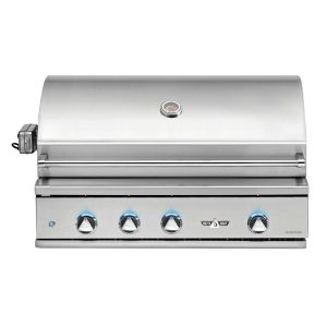 Delta Heat Gas Grill - 38 Inch Silver W/ Rotisserie + Sear Burner (Rs Model)
