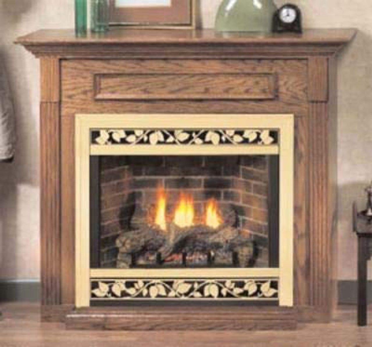 Empire Comfort Systems Dark Oak Standard Cabinet Mantle Wit - Embf3Sdo
