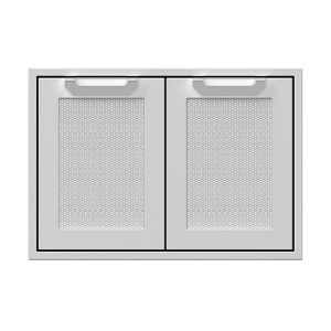 Hestan 30" Double Storage Doors Recessed Marquise Accented Panels - Citra