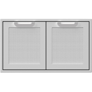 Hestan 36" Double Storage Doors Recessed Marquise Accented Panels - Stealth