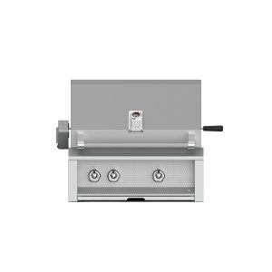 Hestan ASPIRE Grill Built-In 2 U-Burner Rotisserie 30" - Liquid Propane - Dark Bronze