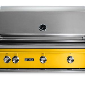 Lynx 36" Built-In Grill - All Trident w/ Rotisserie - California Poppy - Liquid Propane