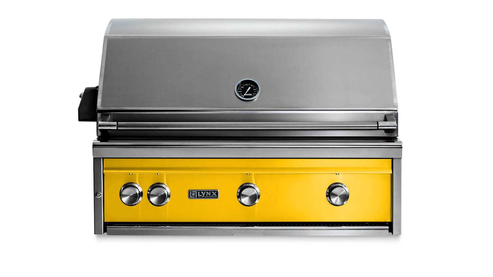 Lynx 36" Built-In Grill - 2 Ceramic Burners, 1 Trident w/ Rotisserie - Obsidian - Natural Gas