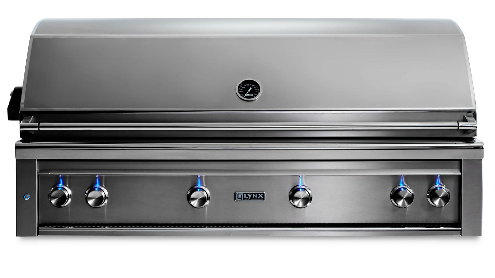 Lynx 54" Built-in Grill with 1 Trident Infrared Burner and 3 Ceramic Burners, Rotisserie - Desert Sage - Natural Gas