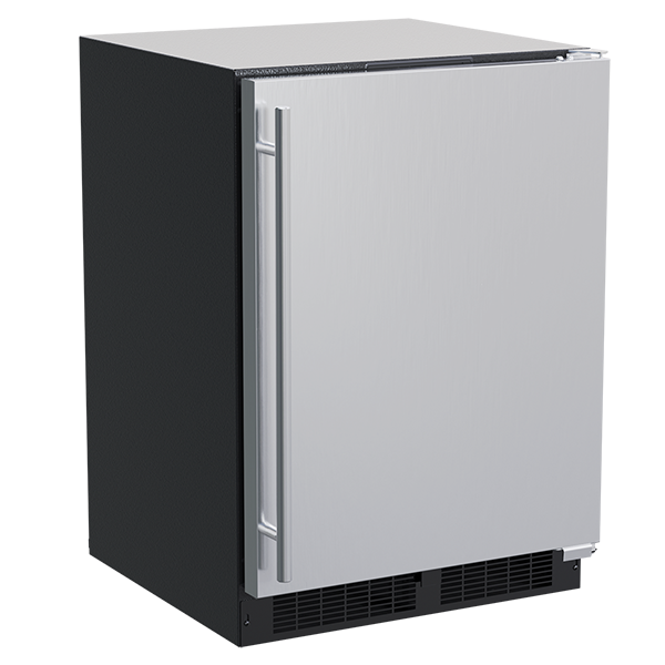 24-in Built-in Refrigerator with 3-in-1 Convertible Shelf - Stainless Steel Solid