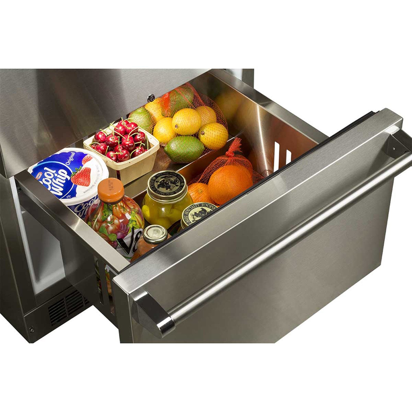 Marvel 24-Inch Outdoor Rated Refrigerated Drawers With Solid Stainless Steel Drawers and Lock - MODR224SS71A product detail
