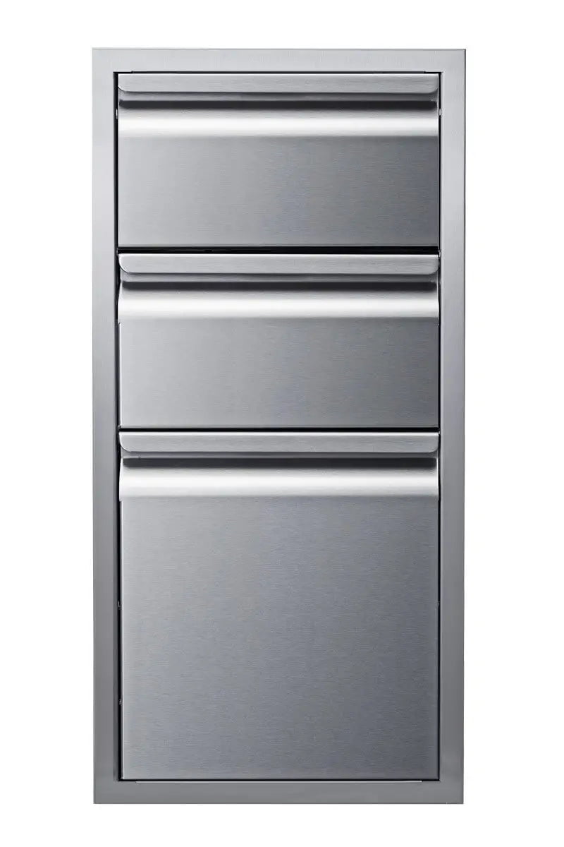 Memphis Grills 15" Three Drawer Stack