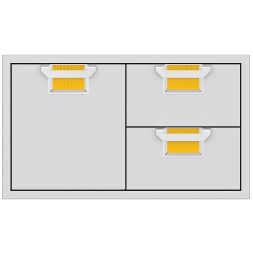 Hestan ASPIRE Double Drawer and Storage Door Combination 36" - Sol