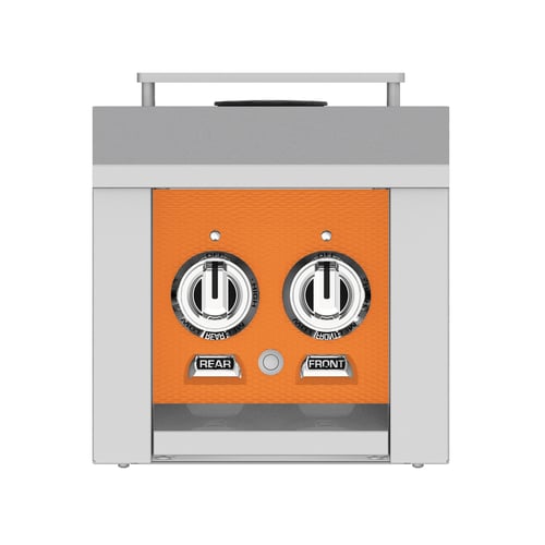 Hestan Double Side Burner 20000 BTU Diamond Cut - Natural Gas - Citra