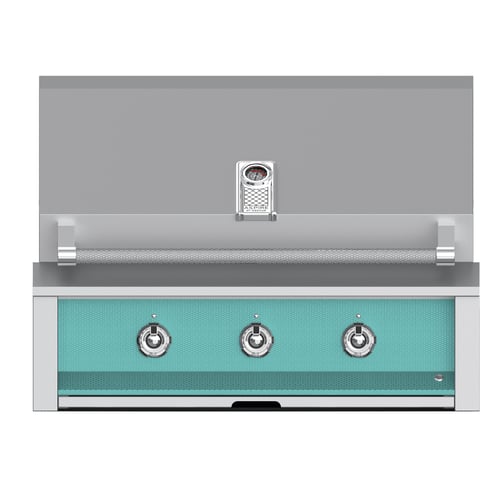 Hestan ASPIRE Grill Built-In 3 U-Burner 36" - Liquid Propane - Pacific Fog