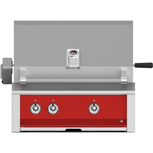 Hestan ASPIRE Grill Built-In 2 U-Burner Rotisserie 30" - Liquid Propane - Matador