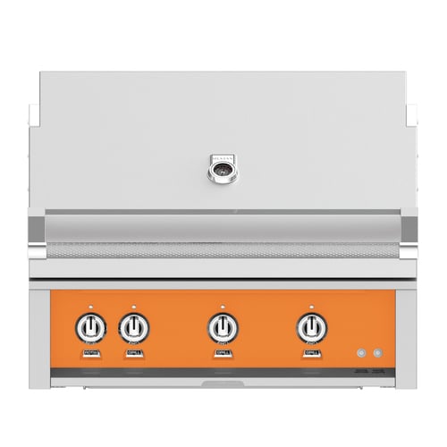 Hestan 36" Built-In Grill 2 Trellis Burners 1 Sear Burner Rotiss - Liquid Propane - Citra