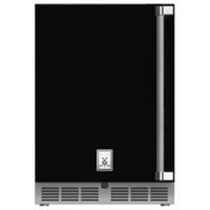 Hestan Outdoor Refrigerator 24" Lock Left Hinged - Stealth — GRSL24-BK