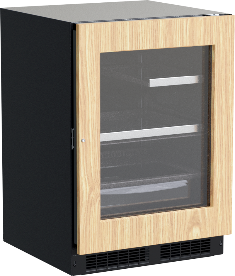 24-in Professional Built-in Refrigerator - Panel Ready Glass