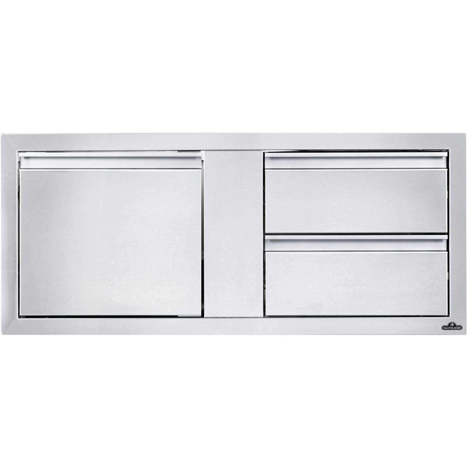 Napoleon 42" X 16" Single Door & Double Drawer Combo