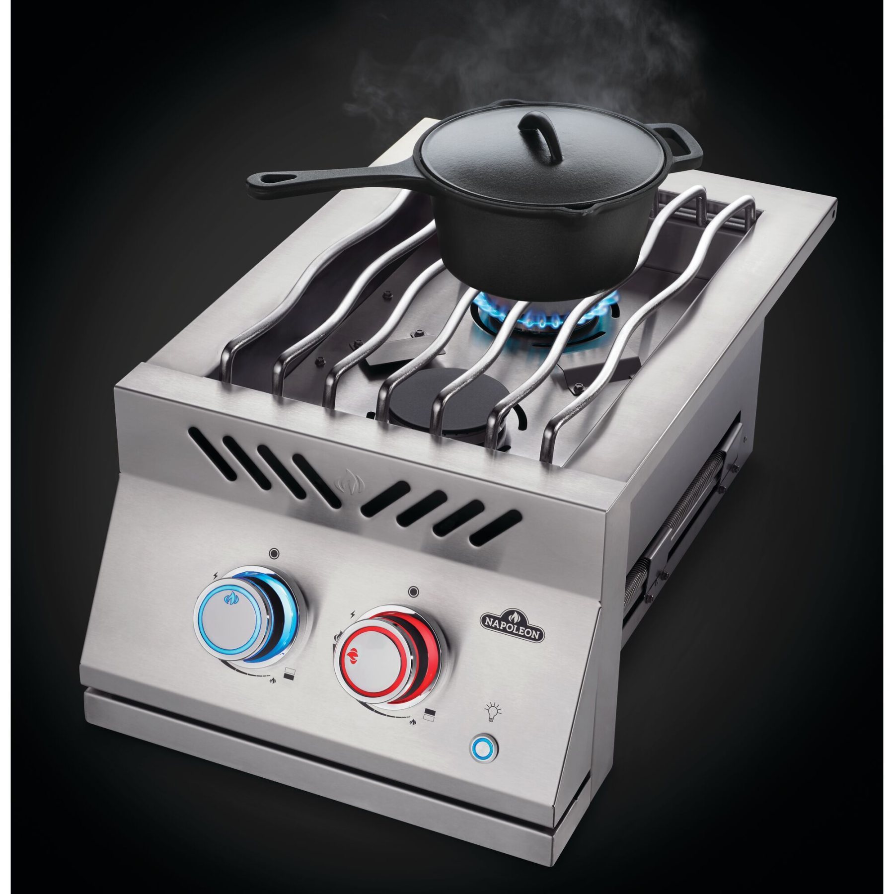 Built-In 700 Series Dual Range Top Burner With SS Cover, NG