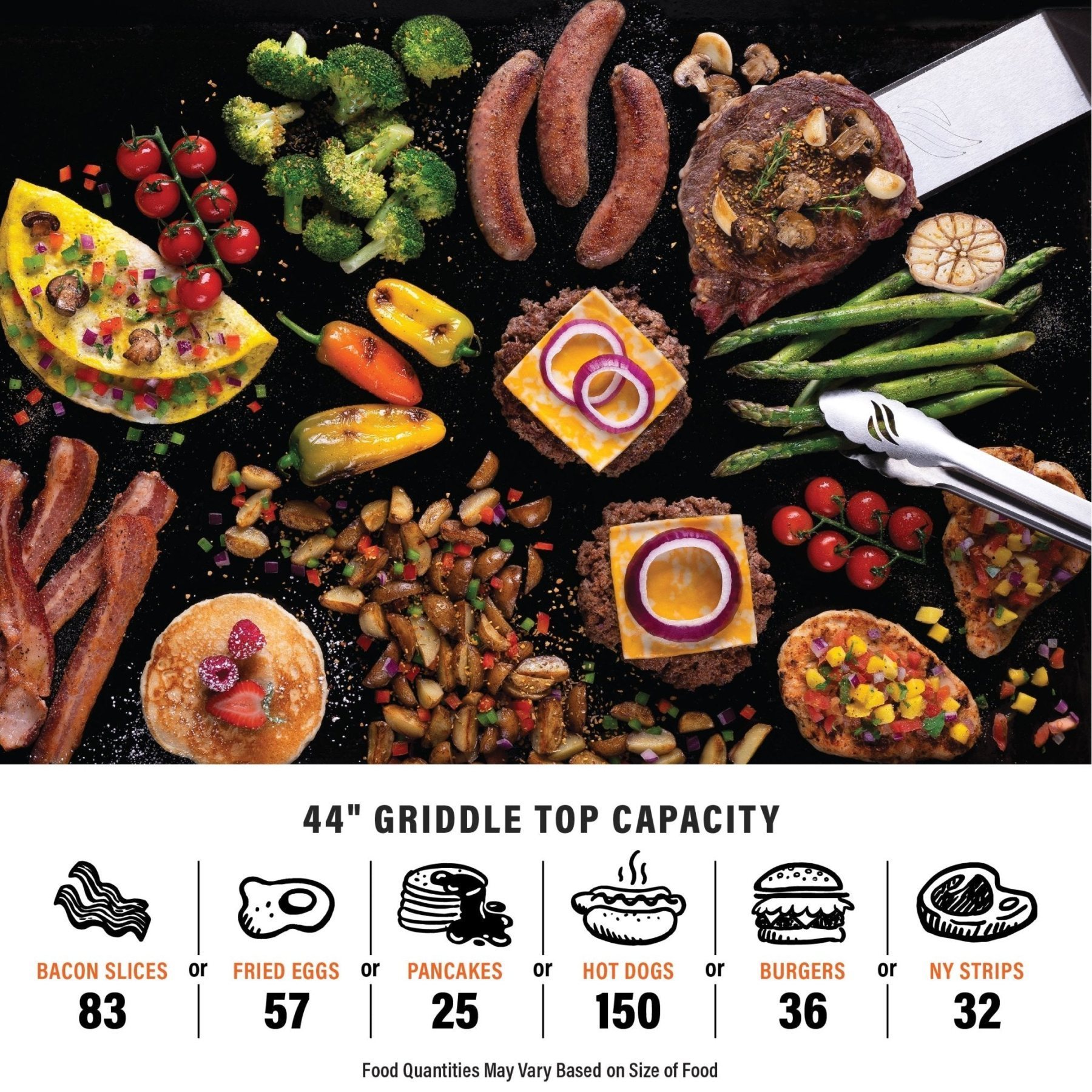 Original 44” Griddle with Hard Cover