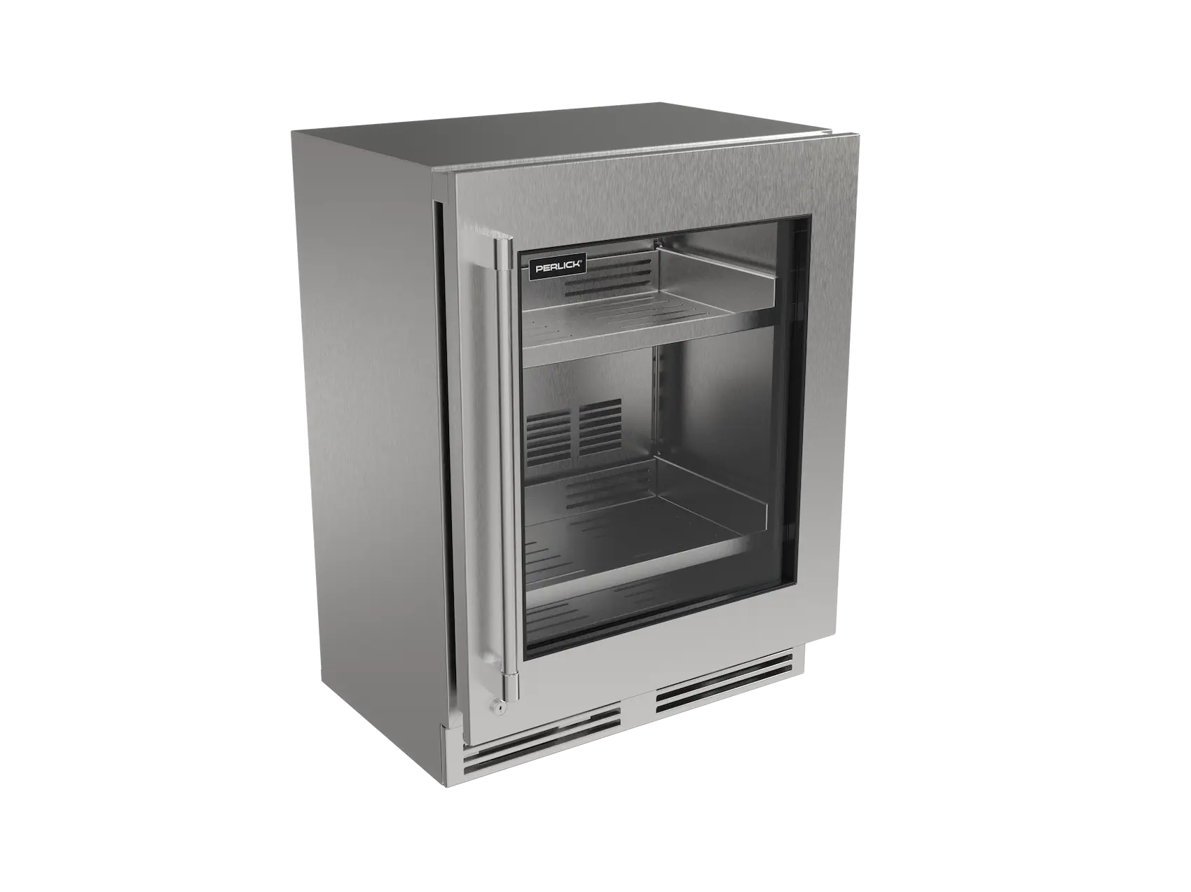 Perlick G5 Luxe 24" Shallow ADA Indoor/Outdoor Premium Refrigerator Glass Door Panel Ready