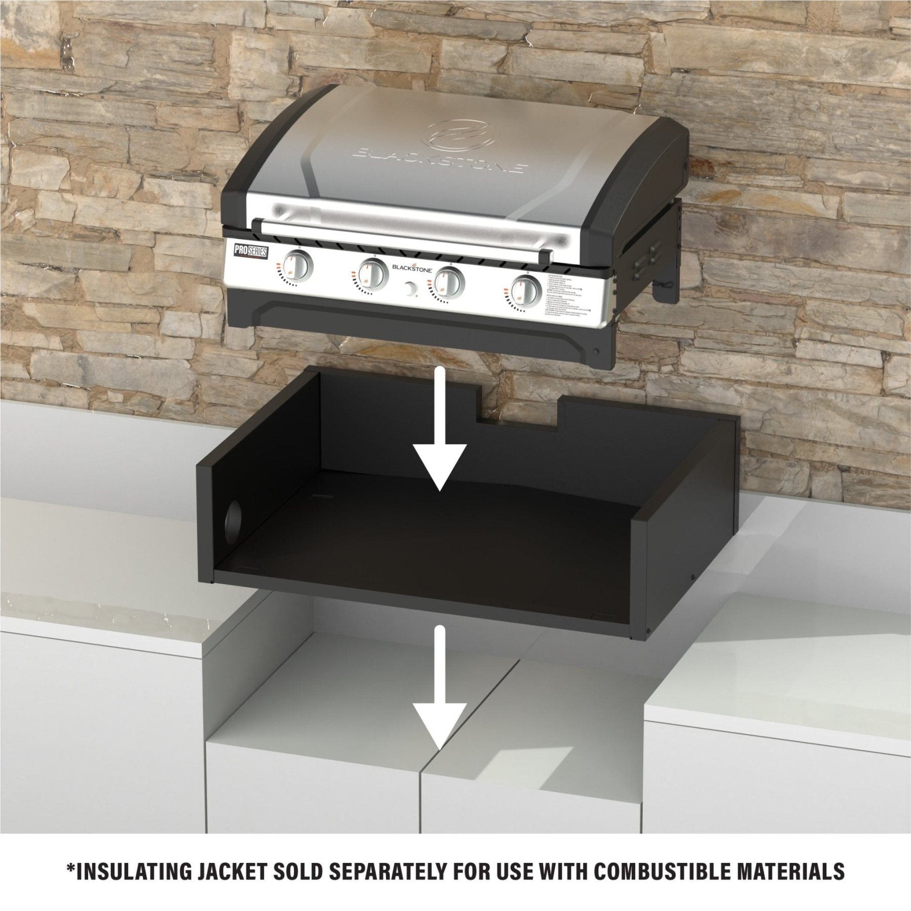 36" Drop-in Griddle with Hood (Propane)