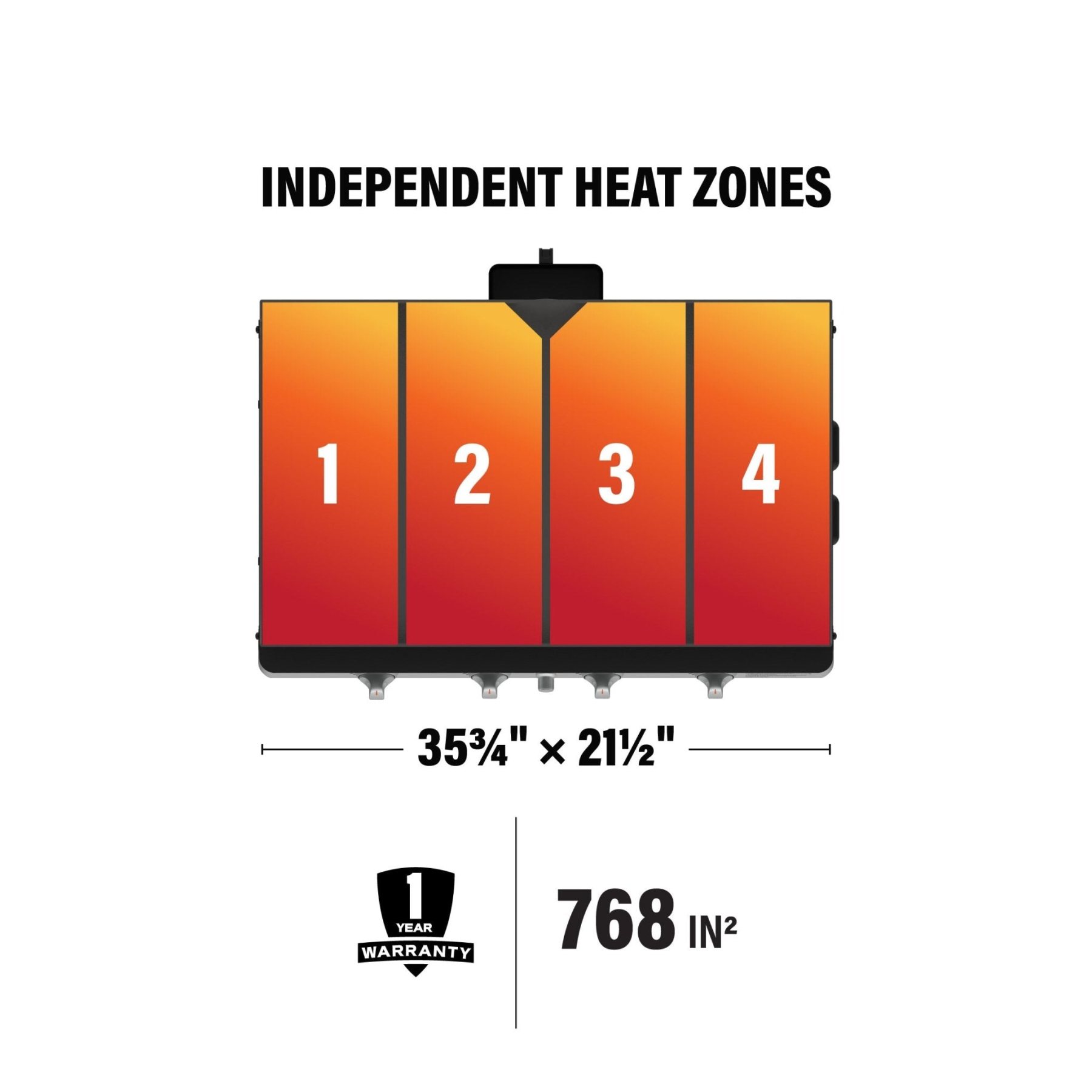 36" Drop-in Griddle with Hood (Propane) product detail