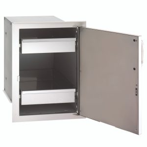 Fire Magic Gourmet Dual Drw - Stainless Steel L-Side