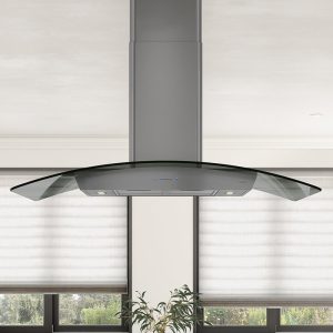 Zephyr Ravenna Island Hood 90cm