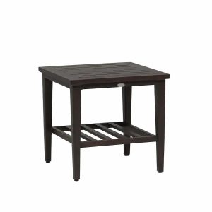 Ratana Biltmore End Table in Hessonite Garnet