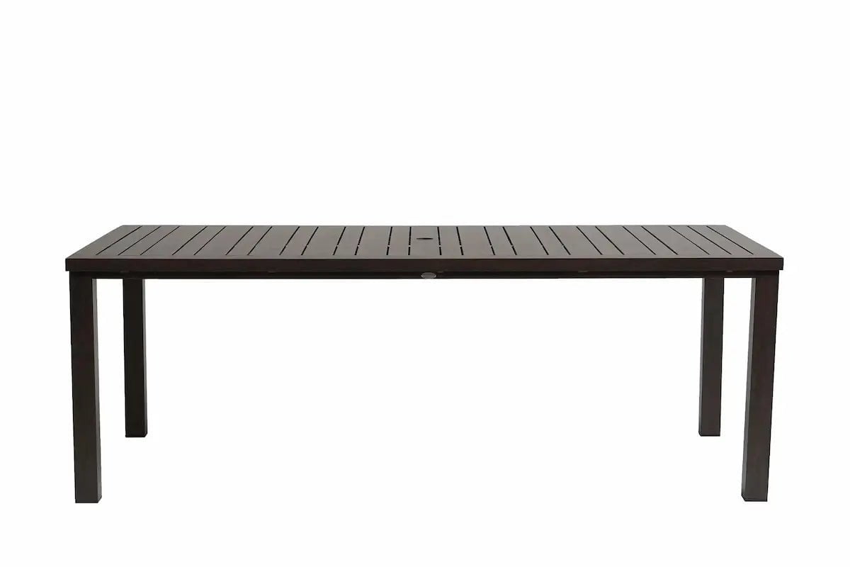 Ratana Canbria 84" x 44" Rectangle Dining Table in Hessonite Garnet