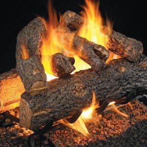 Real Fyre 18/20" Vented Charred Oak Log Set