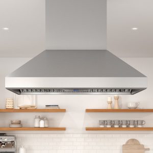 Zephyr AK7754BS Titan Island 54-Inch Stainless Hood — 750 CFM
